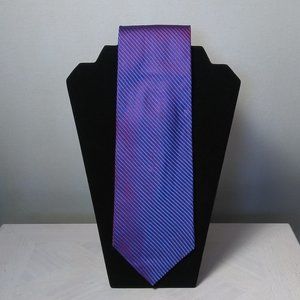 Blue-Red Litmus Color Silk Men's Tie